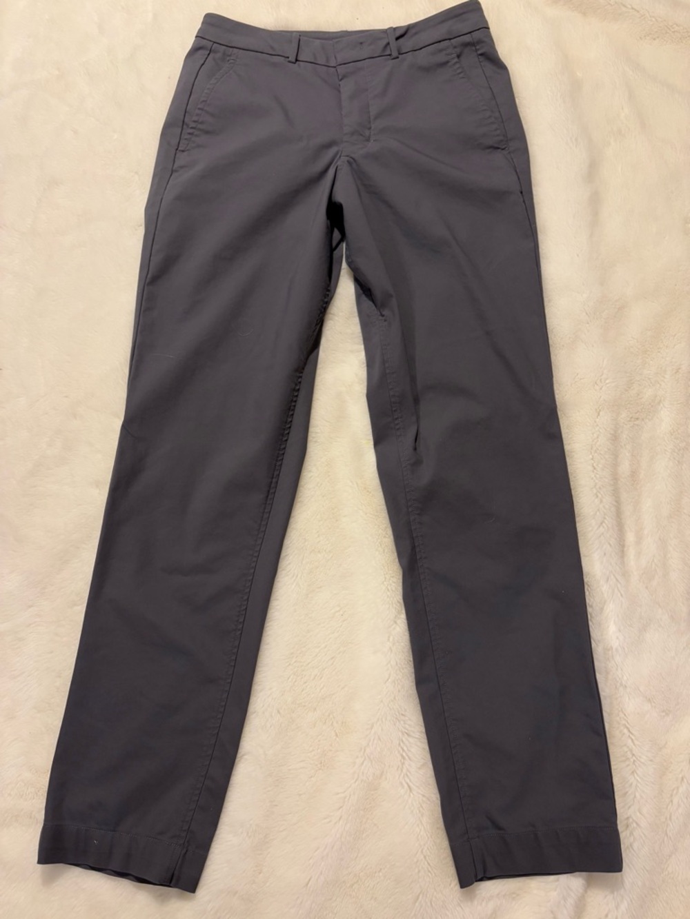 Kit and Ace Pants Mens 30x29 Gray Chino Slim Straight Casual Performance